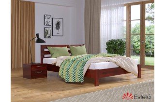 Односпальне ліжко Естелла Рената Люкс 90x200 буковий щит (EST-7)