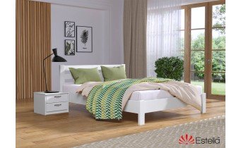 Односпальне ліжко Естелла Рената Люкс 90x200 буковий щит (EST-7)