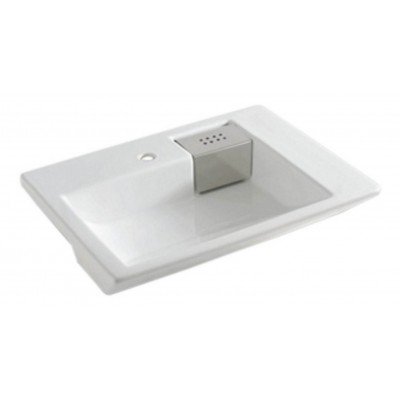 Умивальник на стільницю ArtCeram Fuori schema semincasso, white (TFL0090100) Умивальник на стільницю ArtCeram Fuori schema semincasso, white (TFL0090100)