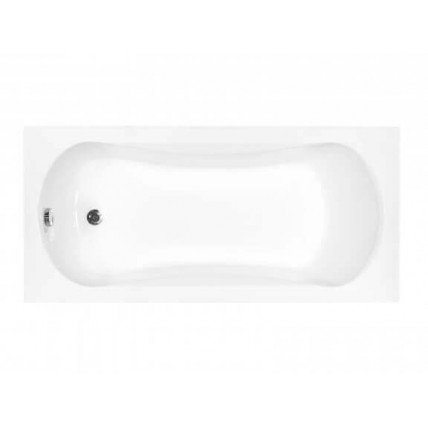 Ванна акрилова Besco Aria Prosafe 150x70 см, пряма низька ванна, висота ванни 34 см (WAA-150-PS)