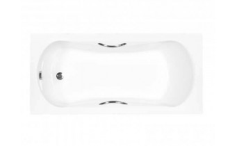 Ванна акрилова Besco Aria Prosafe 150x70 см, пряма низька ванна, висота ванни 34 см (WAA-150-PS)