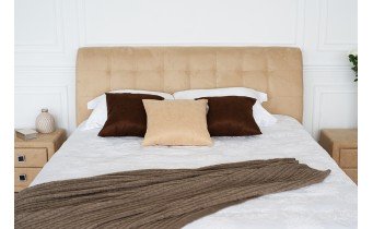 Двоспальне ліжко Embawood Kava time / Кава Тайм 160x200, капучіно (EW11)