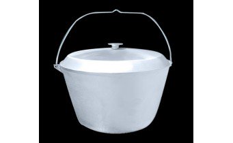 Казан алюмінієвий Winco з кришкою, 8 л (DD-22)