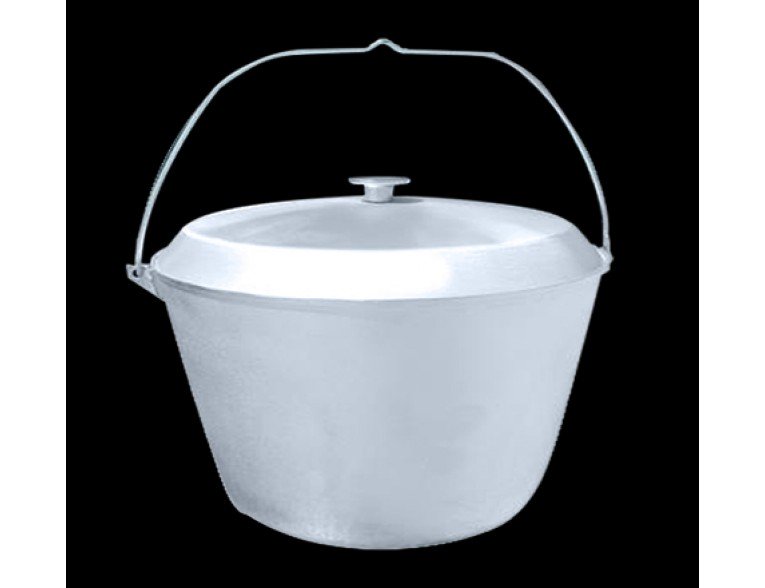 Казан алюмінієвий Winco з кришкою, 8 л (DD-22)