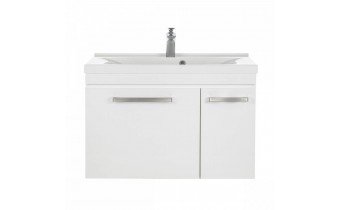 Підвісна тумба з умивальником для ванни Norway Catarina 80x48 см, біла