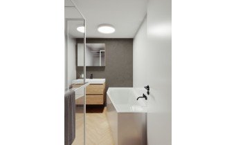 Акрилова ванна Riho Rethink Space 170x90 R, асиметрична з сифоном click / clack (BR15005)