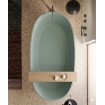 Окремостояча кам'яна ванна овальна Solidtech 179х91 см, колір зелений - Acqua satinato, штучний камінь Окремостояча кам'яна ванна овальна Solidtech 179х91 см, колір зелений - Acqua satinato, штучний камінь