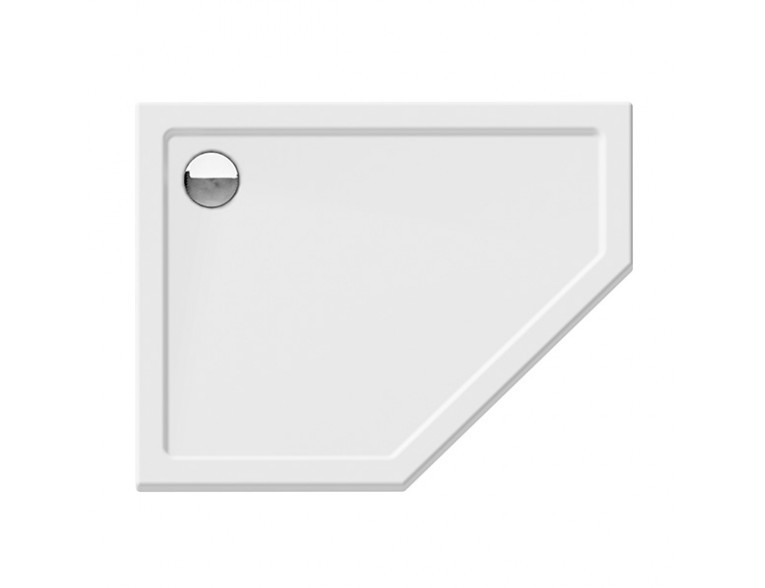 Душовий піддон NEW TRENDY NEW AZURA L 100x80x5 см (B-0418)