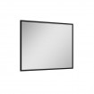 Прямокутне дзеркало у ванну Elita Rama 100/80 Black 19 мм, 100x80x2 см (167583)