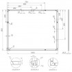 Прямокутне дзеркало у ванну Elita Rama 100/80 Black 19 мм, 100x80x2 см (167583) Прямокутне дзеркало у ванну Elita Rama 100/80 Black 19 мм, 100x80x2 см (167583)