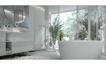 Кругле дзеркало з LED підсвіткою у ванну Elita Sharon Round 60 White, 60x60x3 см (168124)