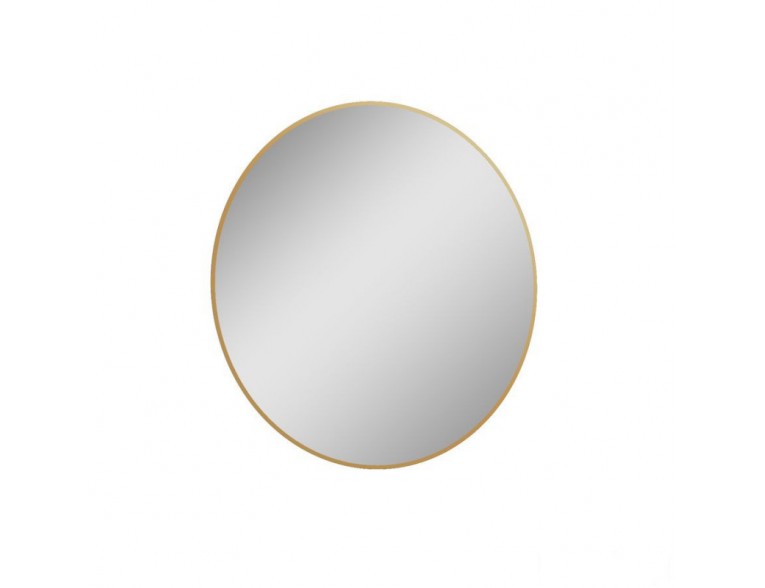 Кругле дзеркало з LED підсвіткою у ванну Elita Sharon Round 100 Gold, 100x100x3 см (168129)