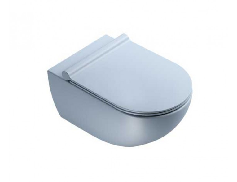 Підвісний унітаз Catalano Colori Sfera 54 NewFlush блакитний сатин (1VSF54RAS)