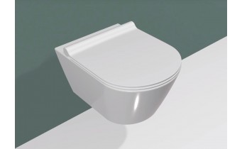 Підвісний унітаз Catalano Colori Sfera 54 NewFlush блакитний сатин (1VSF54RAS)