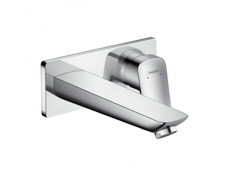 Змішувач для умивальника Hansgrohe Logis монтаж зі стіни, хром (71220000)