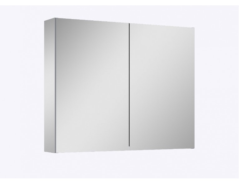 Підвісна тумба з дзеркалом у ванну (дзеркальна шафа) Elita Medium 80 2D, 80,06x63,8x14 см (904658)