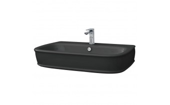 Підвісний умивальник ArtСeram Azuley, glossy black (AZL0040300) Підвісний умивальник ArtСeram Azuley, glossy black (AZL0040300)