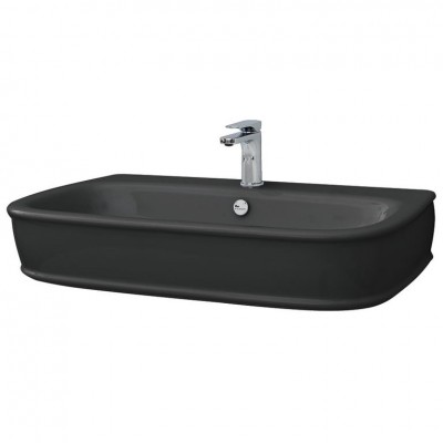 Підвісний умивальник ArtСeram Azuley, glossy black (AZL0040300) Підвісний умивальник ArtСeram Azuley, glossy black (AZL0040300)