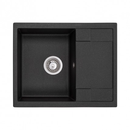 Кухонна мийка Granado Altea 610x495 мм, black shine (1301) Кухонна мийка Granado Altea 610x495 мм, black shine (1301)