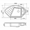 Кухонна мийка Granado Barcelona 1000x570 мм, white (1105) Кухонна мийка Granado Barcelona 1000x570 мм, white (1105)