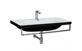 Підвісний умивальник ArtСeram Blend, black white (BLL0050150)