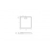 Піддон квадратний EXCELLENT Zero 90x900 см, низький (BREX.1202.090.090.WHN)