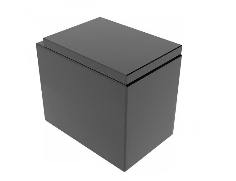 Підлоговий унітаз GSG BOX 53 см glossy Black (BXWC01002)