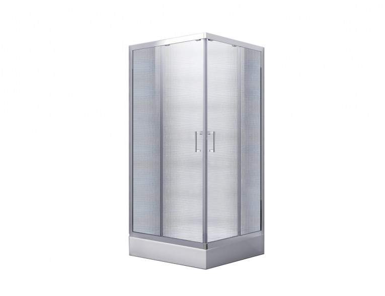 Душова кабіна Besco Modern 90x90x185, скло з ефектом морозу (MK-90-185-M)