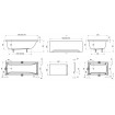Ванна акрилова Ravak Classic 120x70 см (C861000000) Ванна акрилова Ravak Classic 120x70 см (C861000000)
