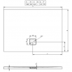 Душовий піддон Riho Basel 418 1400х900, чорний глянцевий (DC2816)