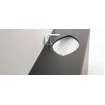Умивальник під стільницю ArtCeram Drop 80, white (DPL0030100) Умивальник під стільницю ArtCeram Drop 80, white (DPL0030100)