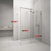 Бокова Стінка для душової кабіни Radaway Euphoria W2 90 (383121-01-01)