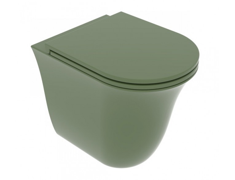 Унітаз підлоговий GSG Flut 52,5 см Smart Clean Olive (FLWC01026)