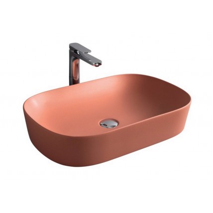 Умивальник на стільницю ArtCeram Ghost 65, orange cameo (GHL0021300)