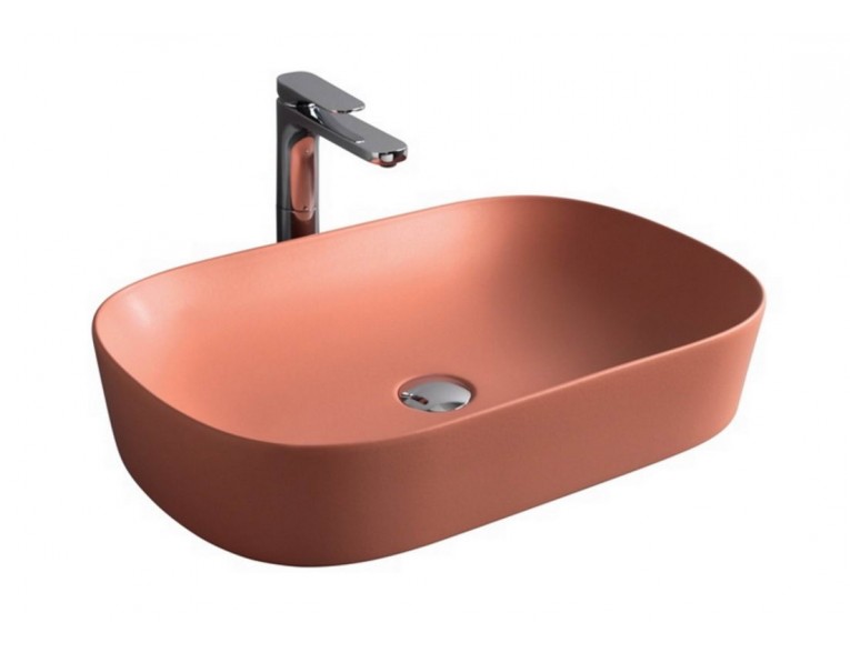Умивальник на стільницю ArtCeram Ghost 65, orange cameo (GHL0021300)