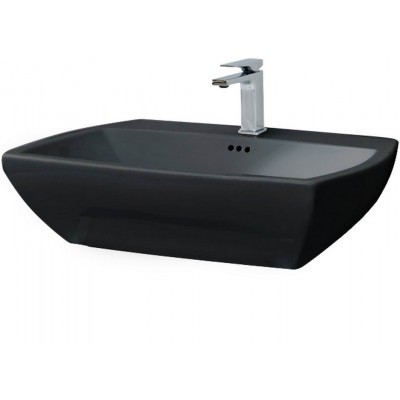 Підвісний умивальник ArtCeram Jazz, glossy black (JZL0050300) Підвісний умивальник ArtCeram Jazz, glossy black (JZL0050300)