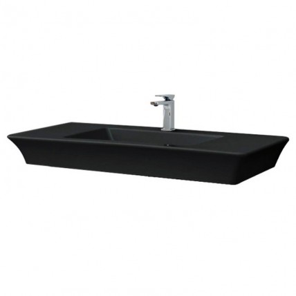 Підвісний умивальник ArtCeram Jazz, glossy black (JZL0150300)