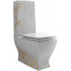 Унітаз моноблок ArtCeram Jazz, gold lettering (JZV0030106)
