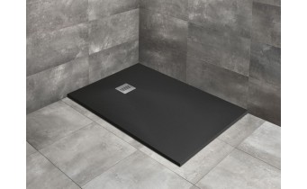 Душовий піддон, камяний Radaway Kyntos F 180x90 см, чорний (HKF18090-54)