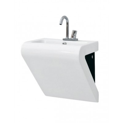 Підвісний умивальник ArtCeram La Fontana, black white (LFL0020150) Підвісний умивальник ArtCeram La Fontana, black white (LFL0020150)