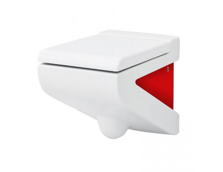 Підвісний унітаз ArtCeram La Fontana, red white (LFV0010151)