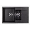 Кухонна мийка Granado Leon 765x490 мм, black shine (1001)