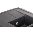 Кухонна мийка Granado Leon 765x490 мм, black shine (1001) Кухонна мийка Granado Leon 765x490 мм, black shine (1001)