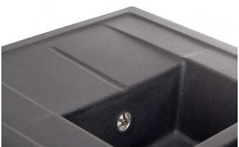 Кухонна мийка Granado Leon 765x490 мм, black shine (1001)