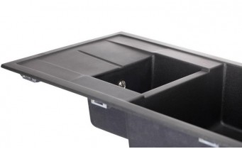 Кухонна мийка Granado Leon 765x490 мм, black shine (1001)