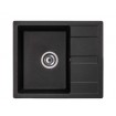 Кухонна мийка Granado Madrid 580x500 мм, black shine (1601)