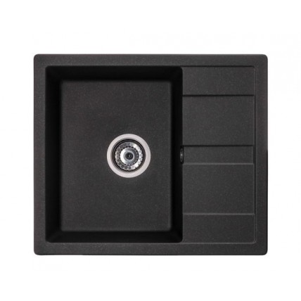 Кухонна мийка Granado Madrid 580x500 мм, black shine (1601)