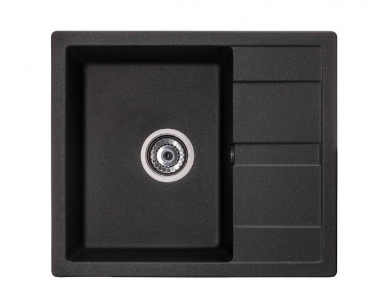 Кухонна мийка Granado Madrid 580x500 мм, black shine (1601)