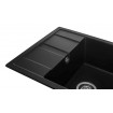 Кухонна мийка Granado Madrid 580x500 мм, black shine (1601) Кухонна мийка Granado Madrid 580x500 мм, black shine (1601)