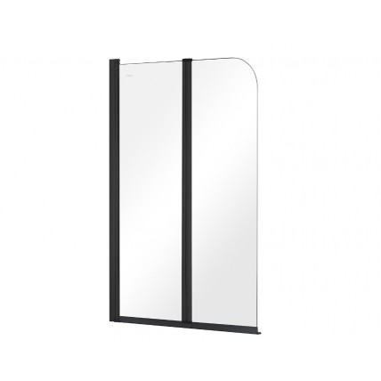 Душова шторка на ванну Besco Prime Black II 90x140 см, на 2 секції, прозоре скло, профіль чорний матовий (PNPB-2S) Душова шторка на ванну Besco Prime Black II 90x140 см, на 2 секції, прозоре скло, профіль чорний матовий (PNPB-2S)